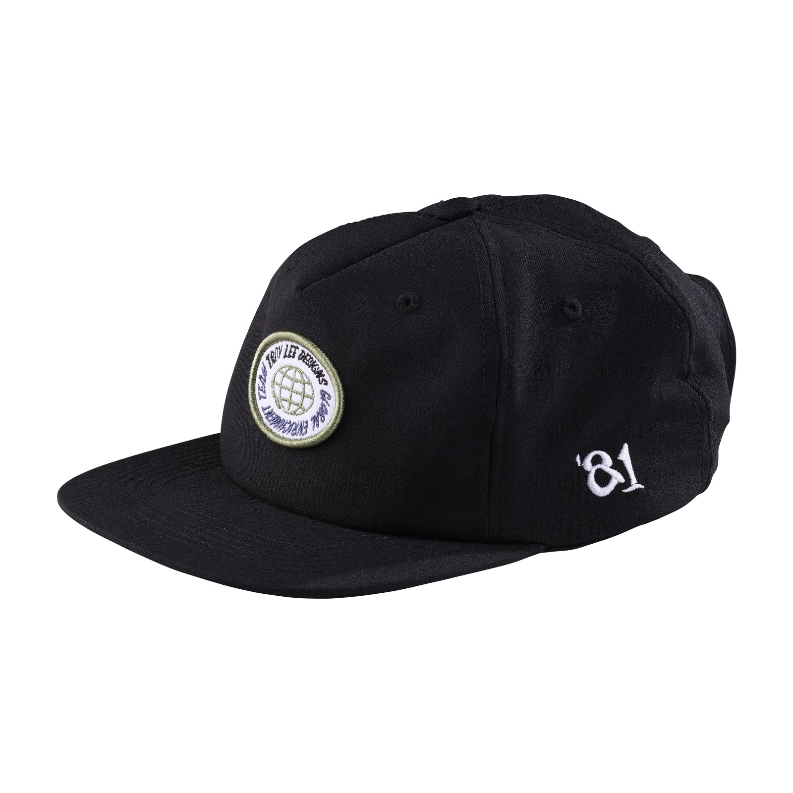Troy Lee Designs Jockey Unstructured Strapback Enrichment Black - Rideshop