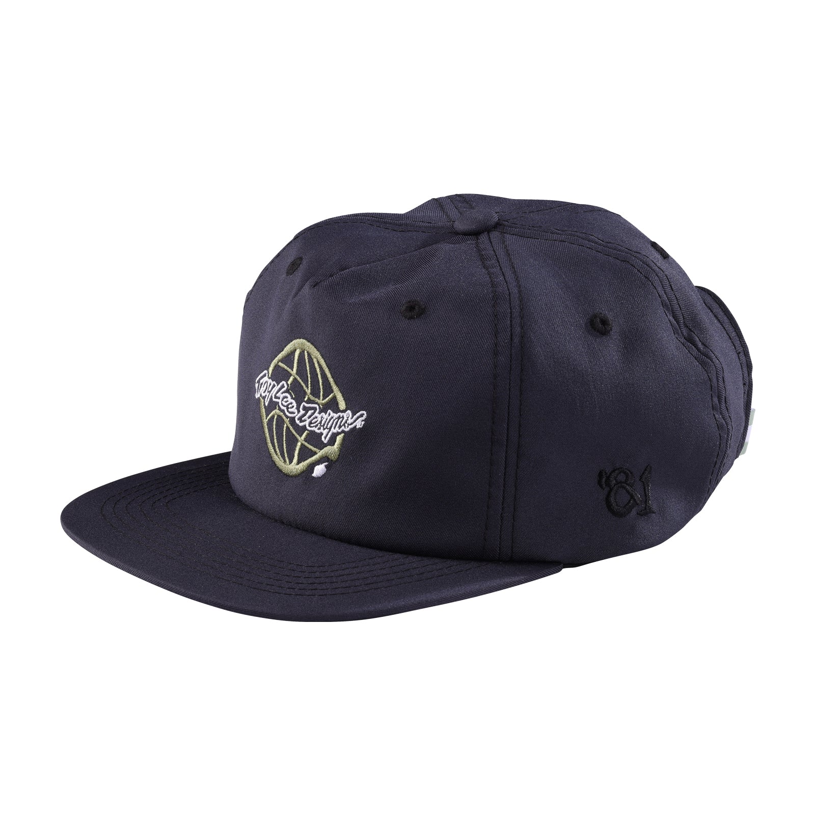 Troy Lee Designs Jockey Unstructured Strapback Global Carbon - Rideshop