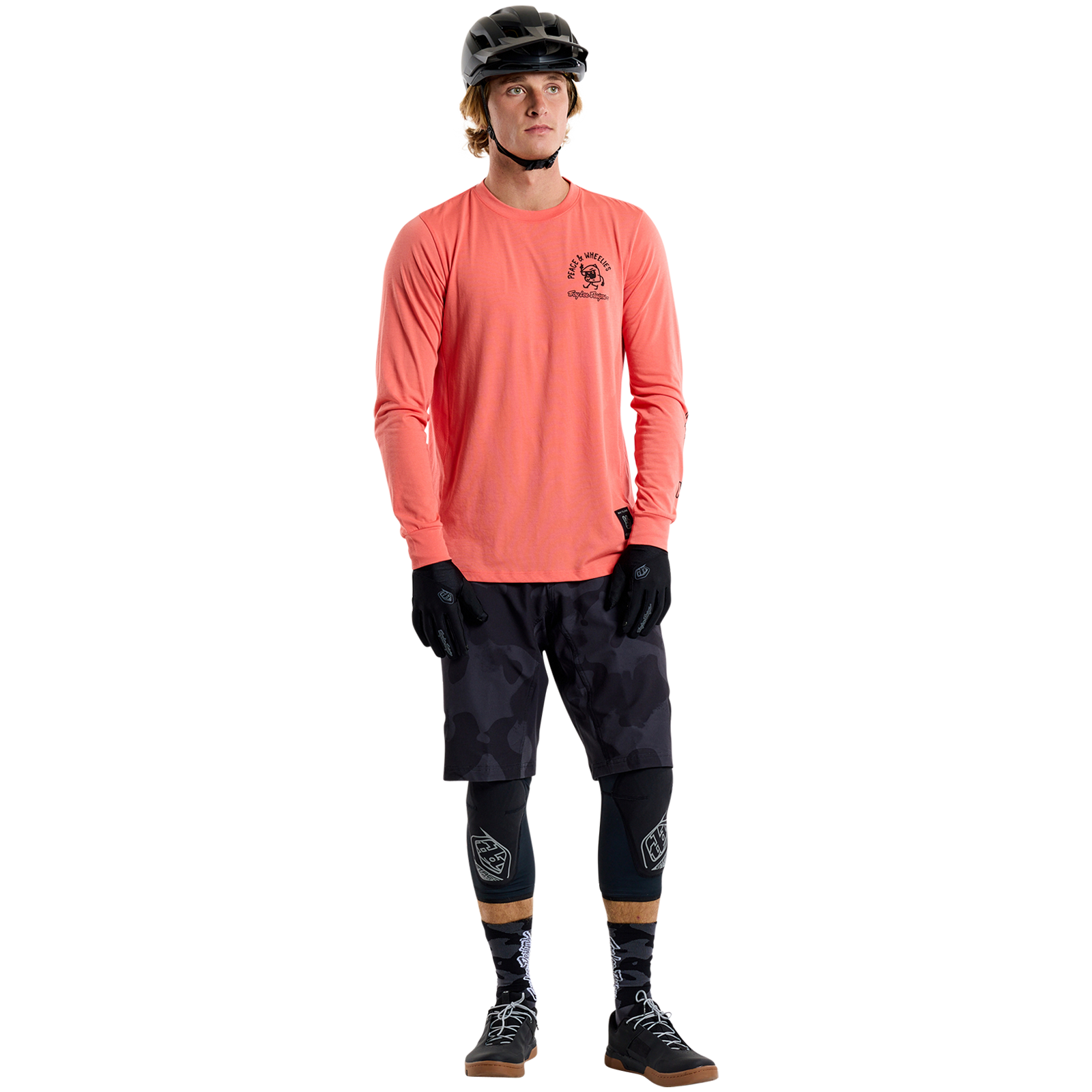 Skyline Long Sleeve Ride Tee P&W Melon