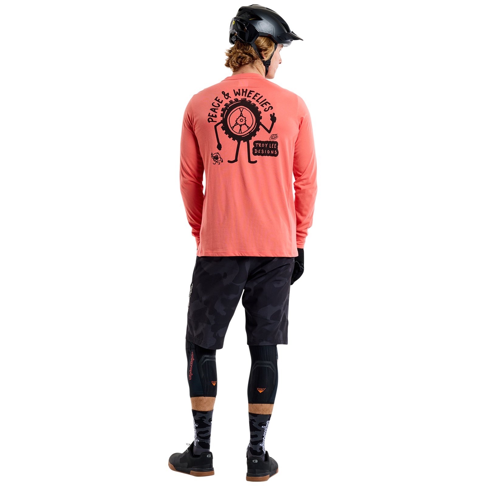 Skyline Long Sleeve Ride Tee P&W Melon