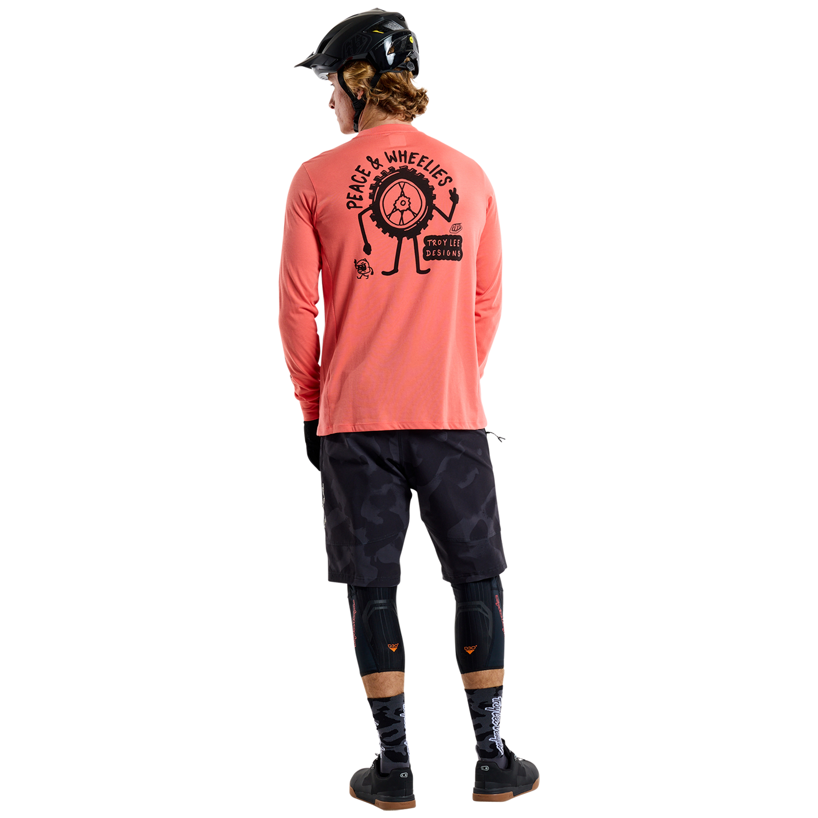 Skyline Long Sleeve Ride Tee P&W Melon