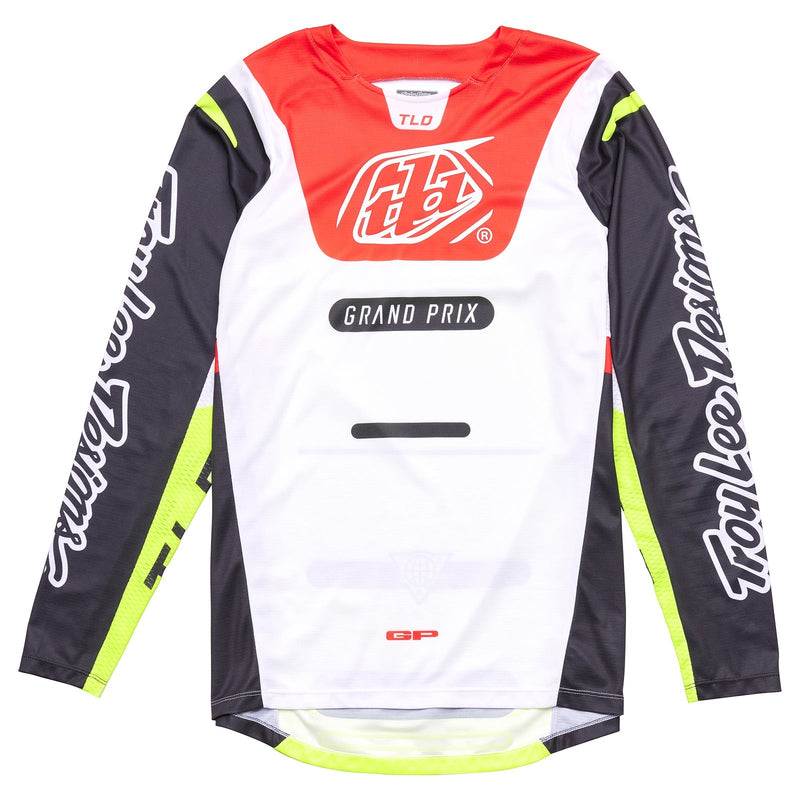 Troy Lee Designs Polera de Moto GP Pro Blends Blanco/Rojo-ProCircuit