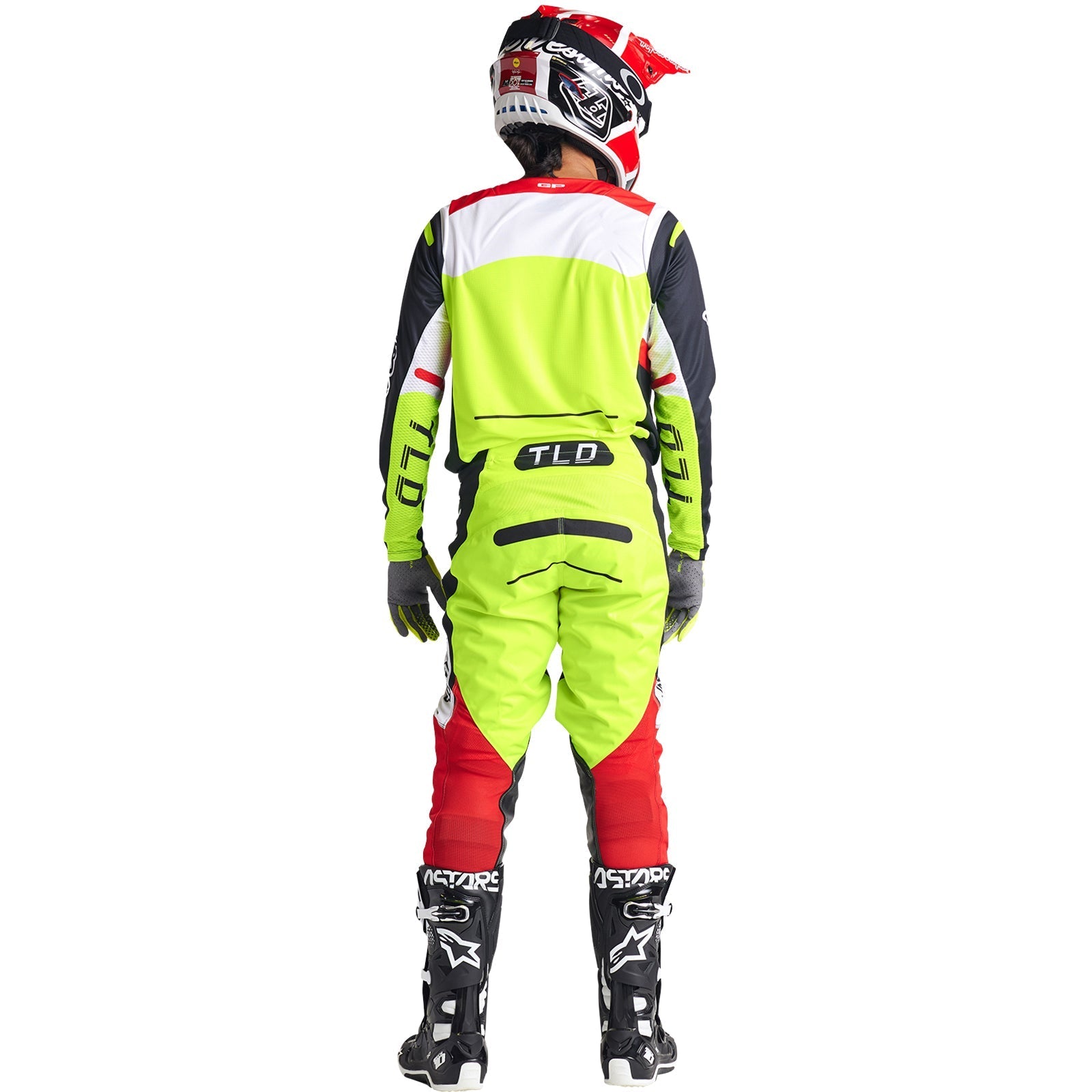 Troy Lee Designs Polera de Moto GP Pro Blends Blanco/Rojo - Rideshop