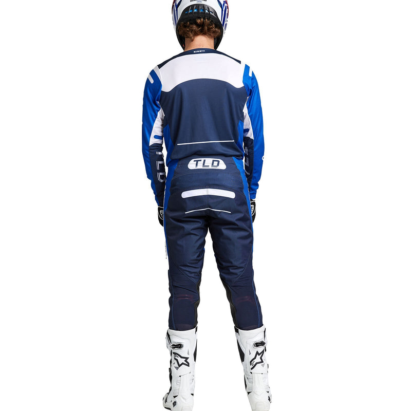 Troy Lee Designs Polera de Moto GP Pro Blends Blanco/Azul - Rideshop
