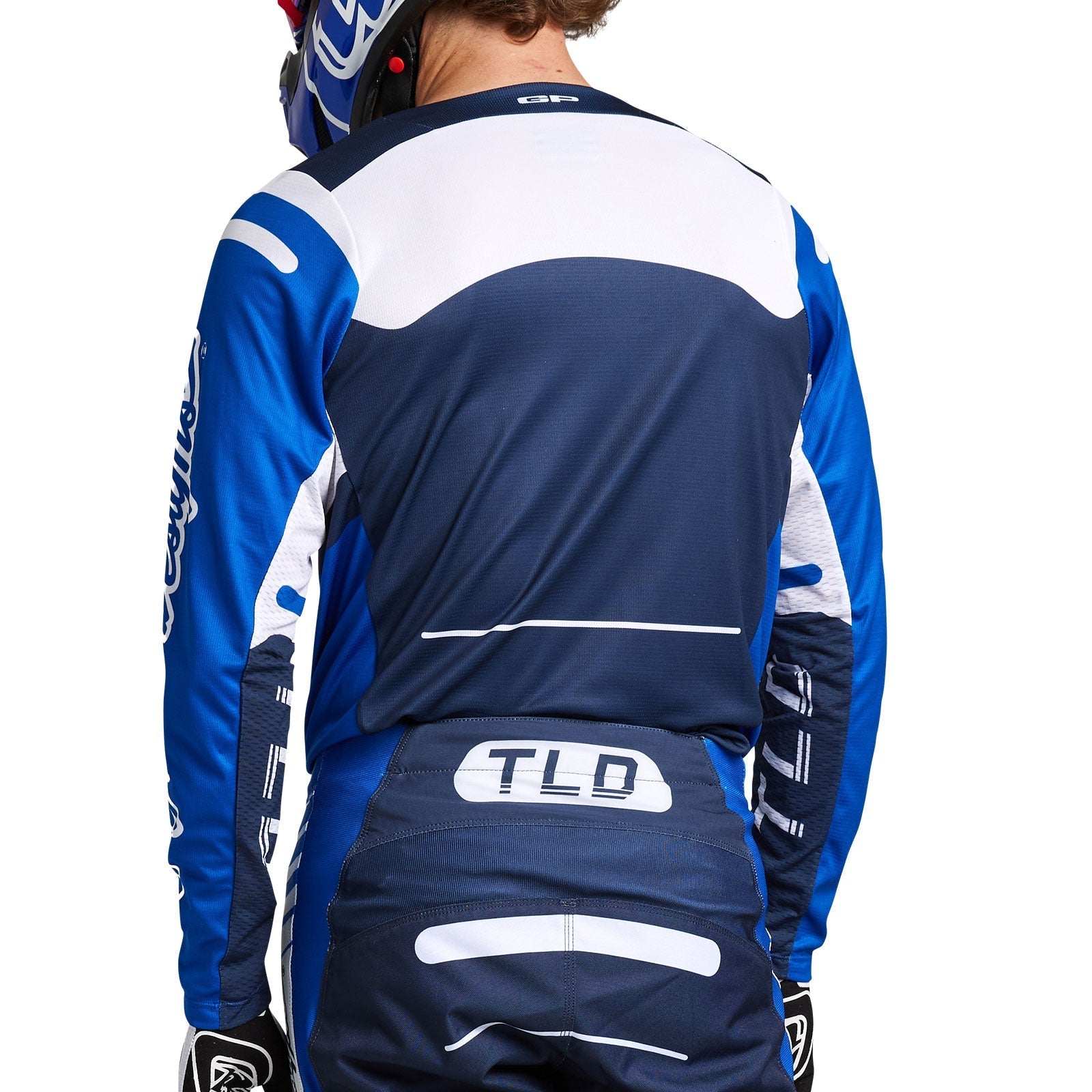 Troy Lee Designs Polera de Moto GP Pro Blends Blanco/Azul - Rideshop