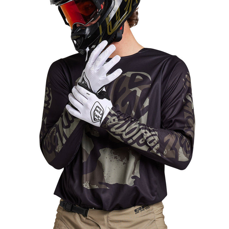 Troy Lee Designs Polera de Moto GP Pro Boxed Negro/Oliva - Rideshop