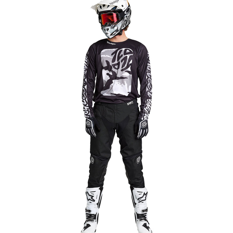 Troy Lee Designs Polera de Moto GP Pro Boxed Negro/Blanco - Rideshop