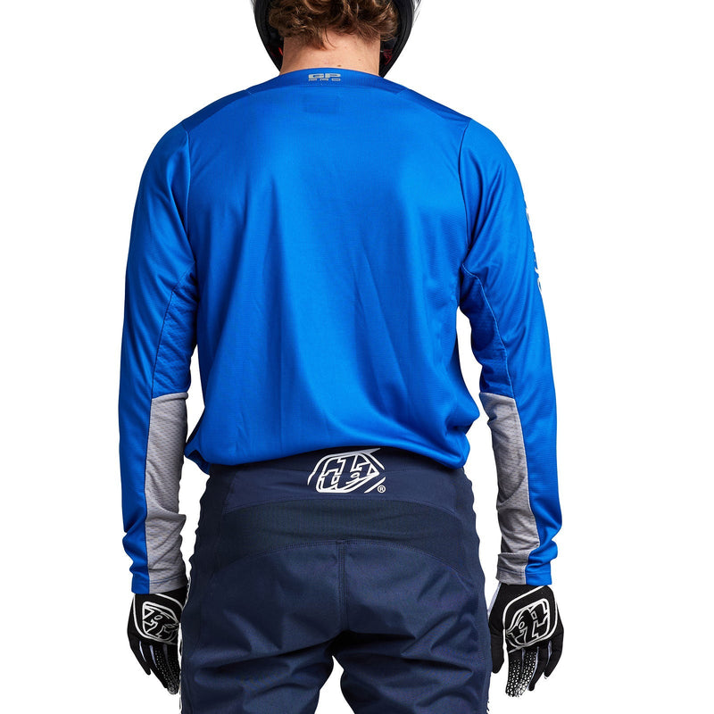 Troy Lee Designs Polera de Moto GP Pro Icon Azul/Plata-ProCircuit