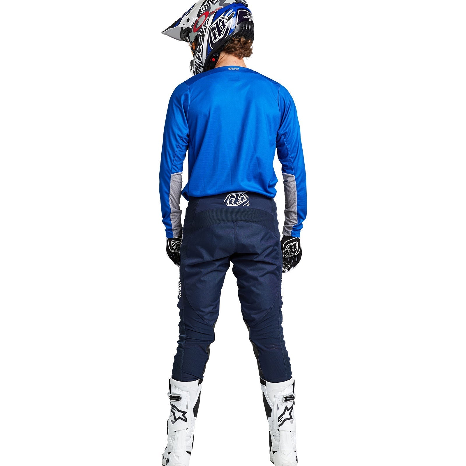Troy Lee Designs Polera de Moto GP Pro Icon Azul/Plata - Rideshop
