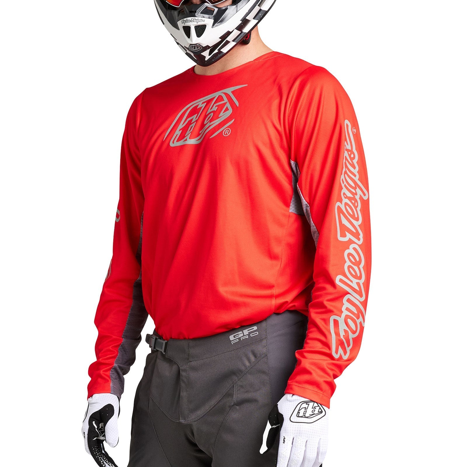 Troy Lee Designs Polera de Moto GP Pro Icon Rojo/Gris - Rideshop
