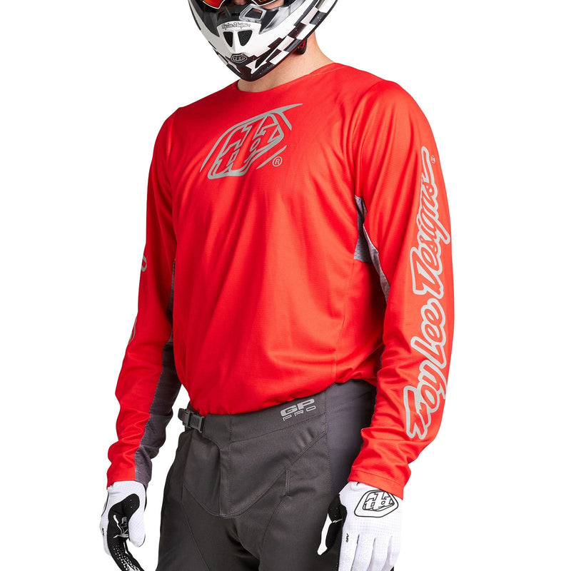 Troy Lee Designs Polera de Moto GP Pro Icon Rojo/Gris-ProCircuit