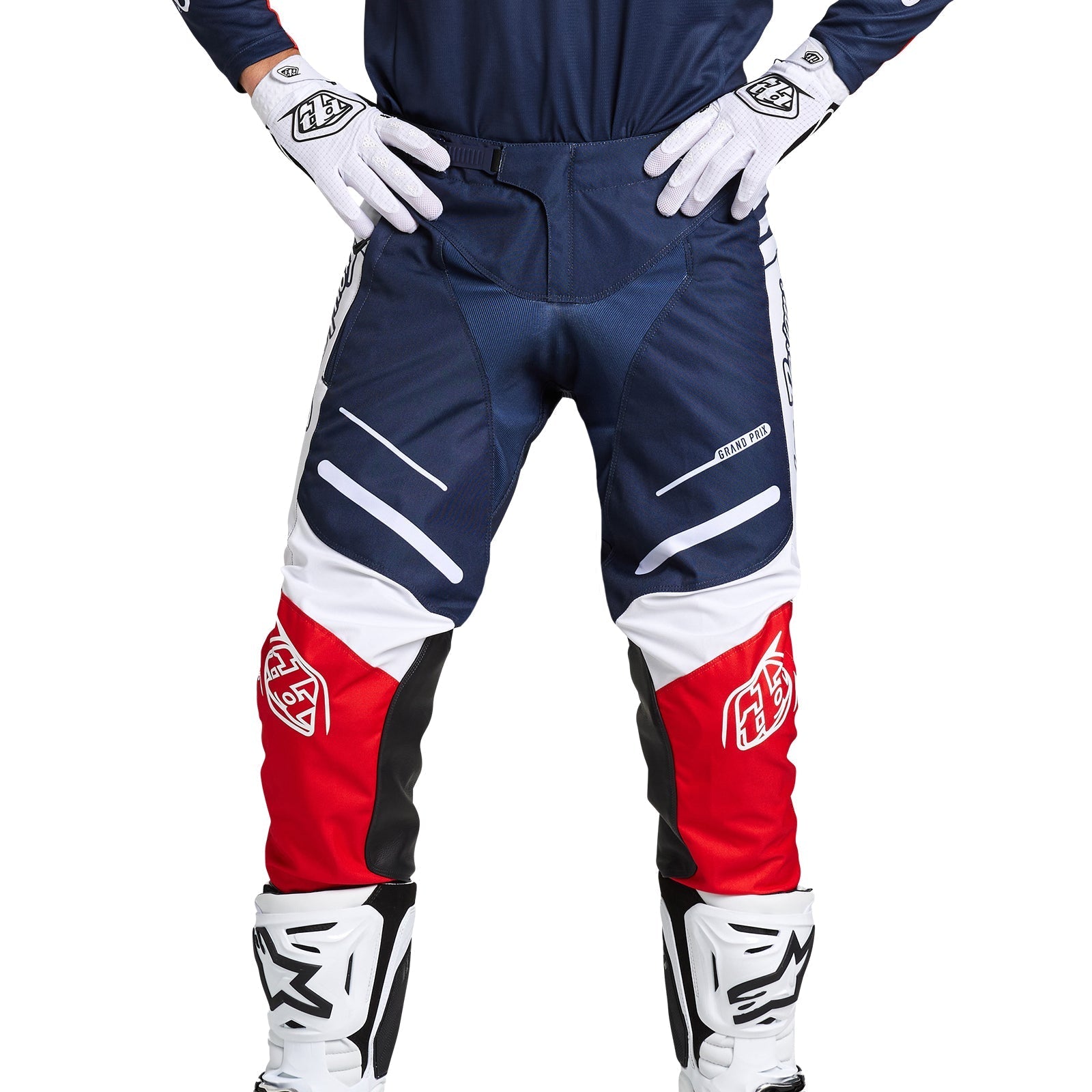 Troy Lee Designs Pantalones GP Blends Azul Marino/Naranjo - Rideshop