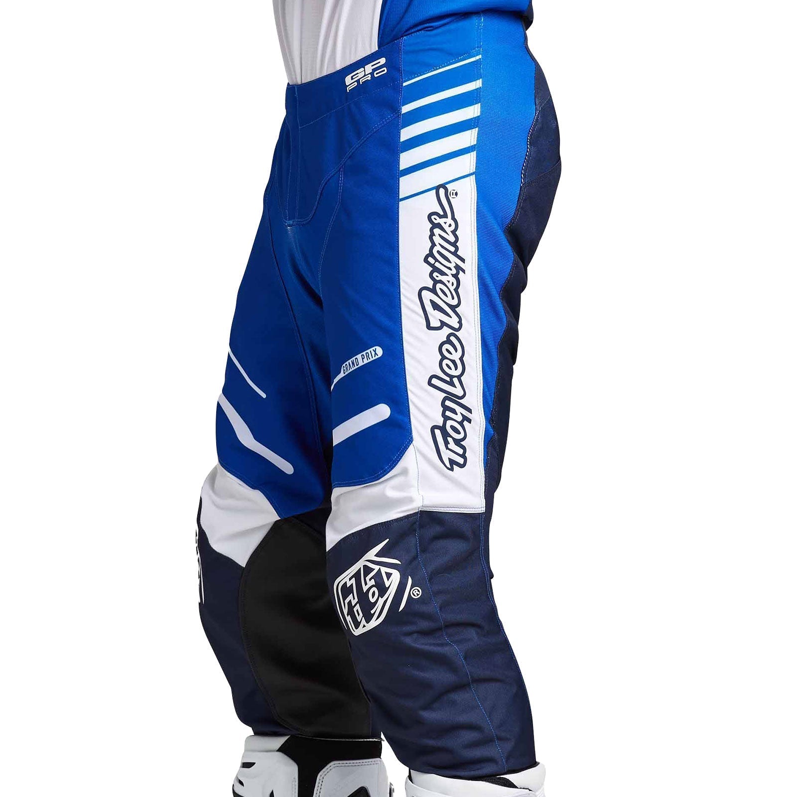 Troy Lee Designs Pantalones GP Blends Blanco/Azul - Rideshop