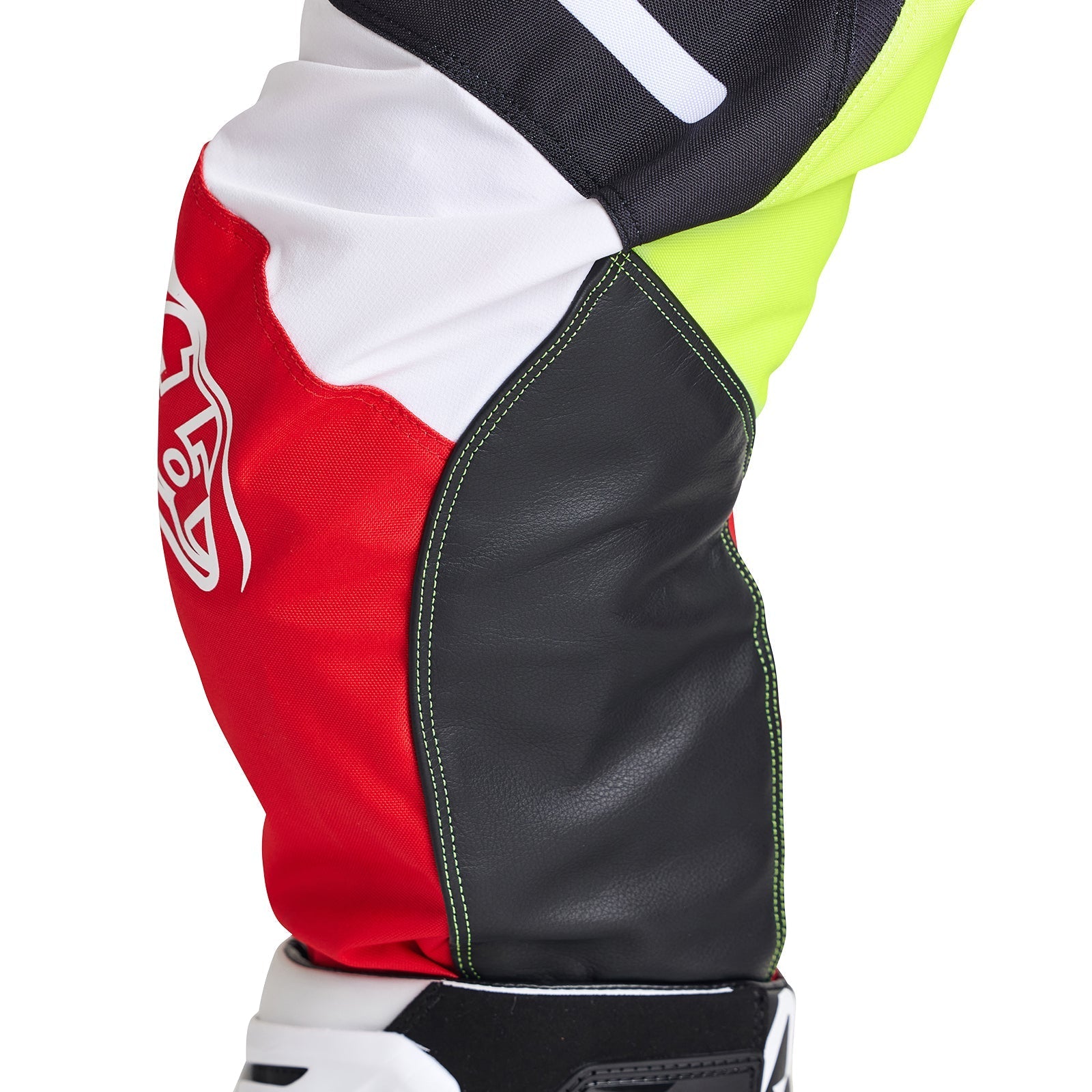 Troy Lee Designs Pantalones GP Blends Blanco/Rojo - Rideshop