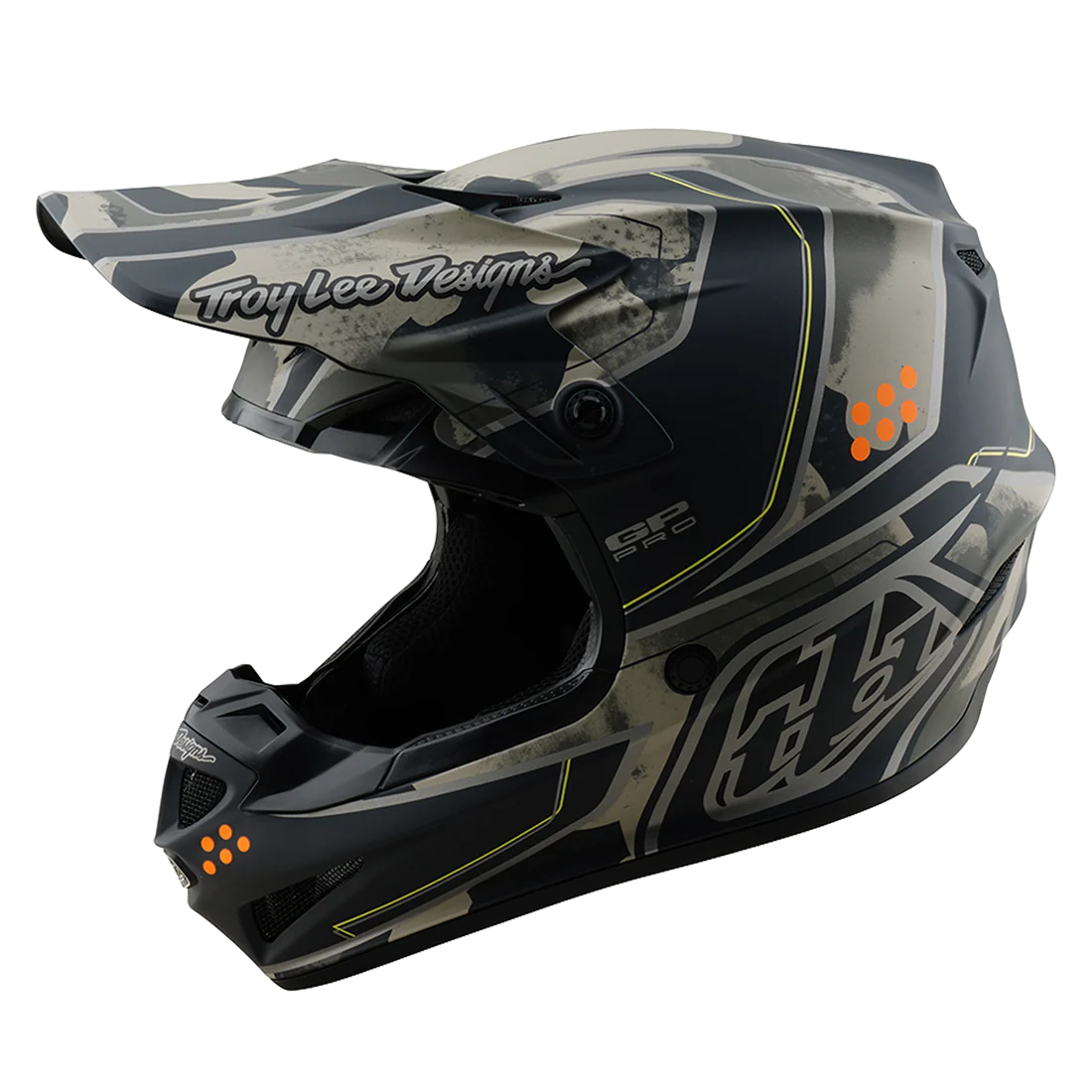 Troy Lee Designs Casco De Moto GP Pro Trooper Negro / Caper