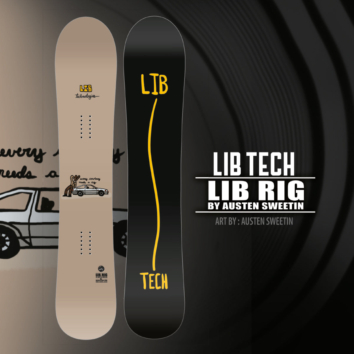 Tabla de Snowboard LIB TECH LIB Rig