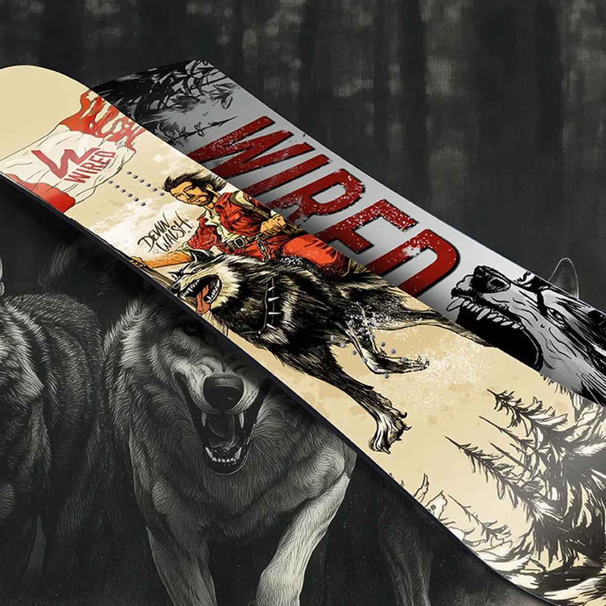 Tabla de Snowboard WIRED Walsh Series
