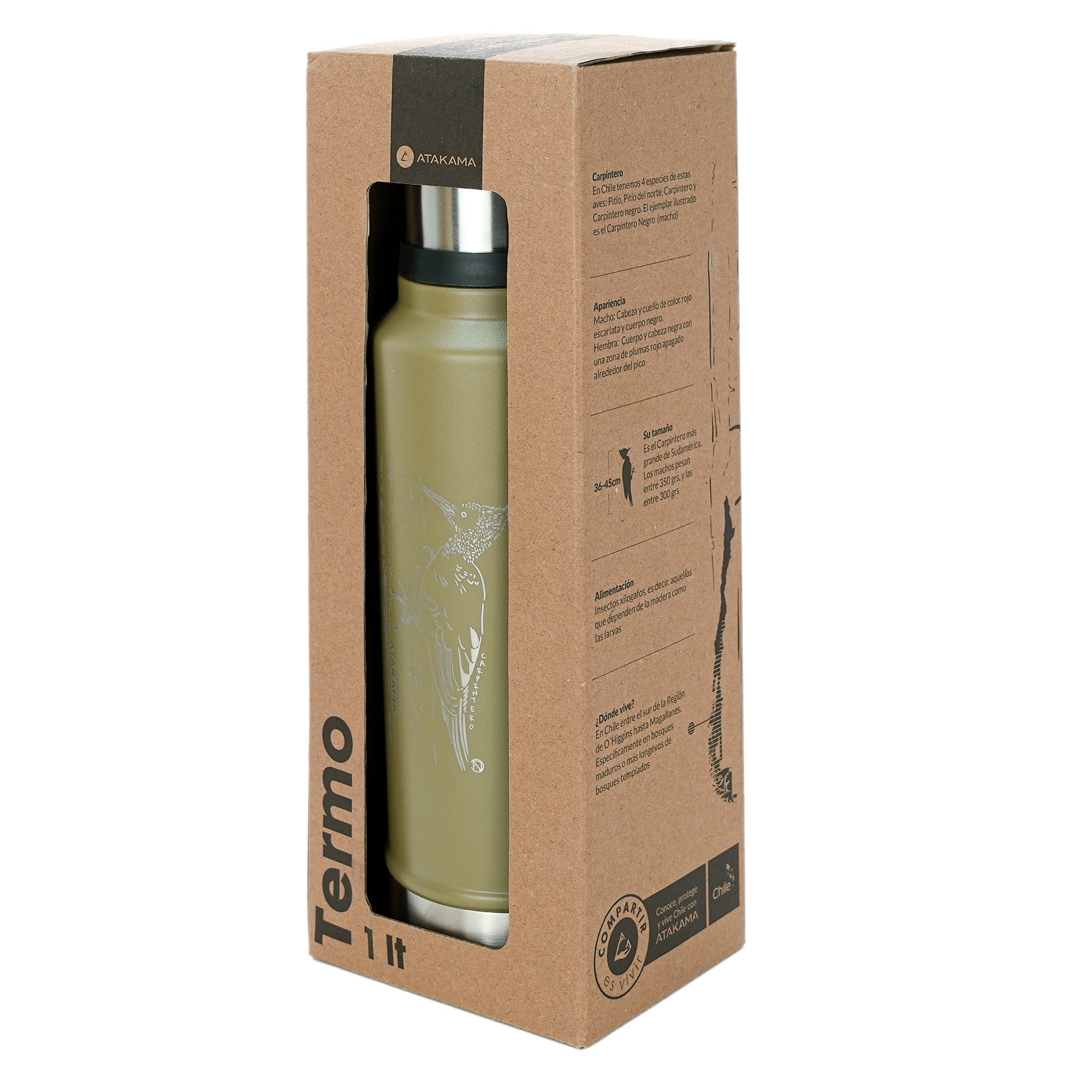 Termo pájaro Carpintero 1 lt