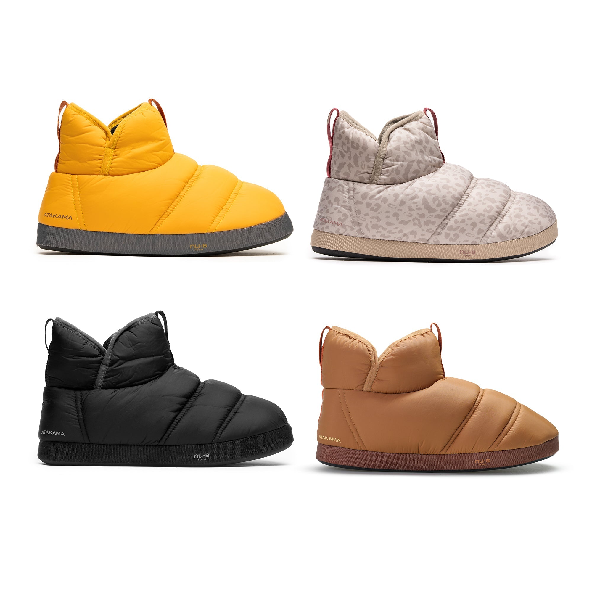 Pantuflas térmicas Navarino Nu-B Foam Amarilla Mostaza