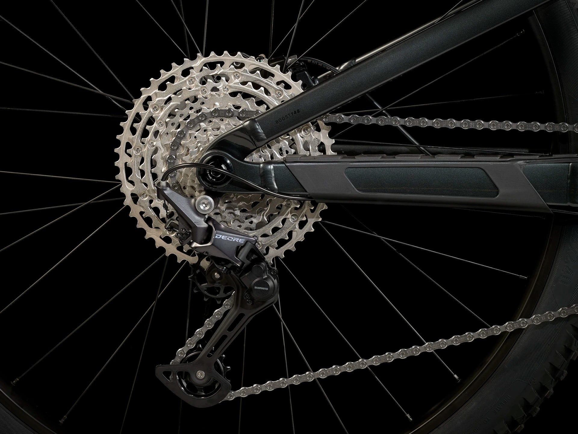 Bicicleta Enduro Trek Top Fuel 5 Deore Gris