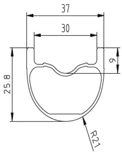 Trust Wheels Llanta M2637TL-ED 29" 32h