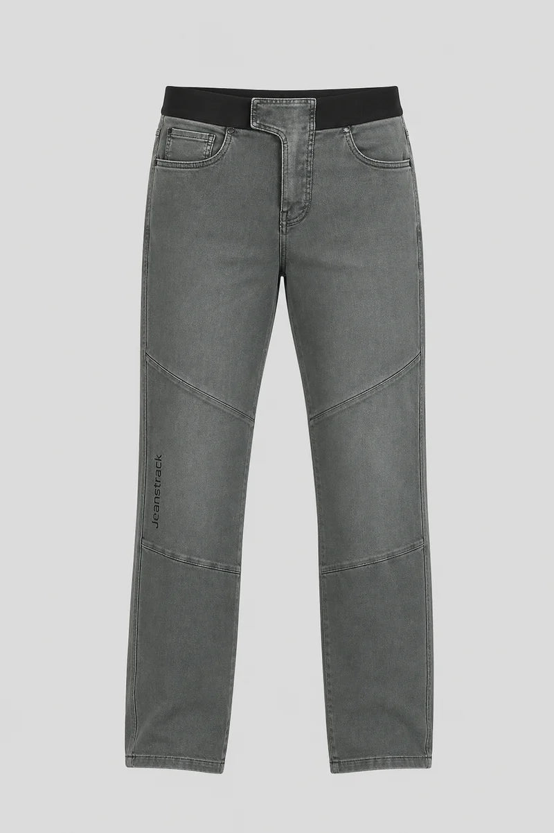 Pantalón Escalada Trekking Jeanstrack Turia Jeans Grey Hombre