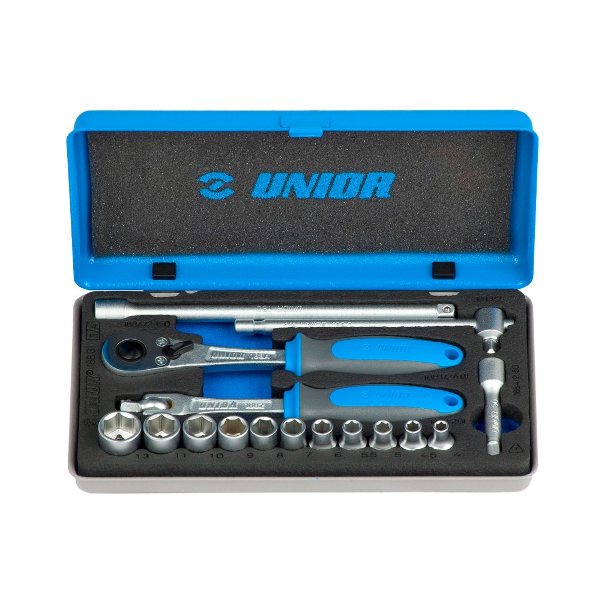 Unior Set Chicharra 1/4" Mas Dados