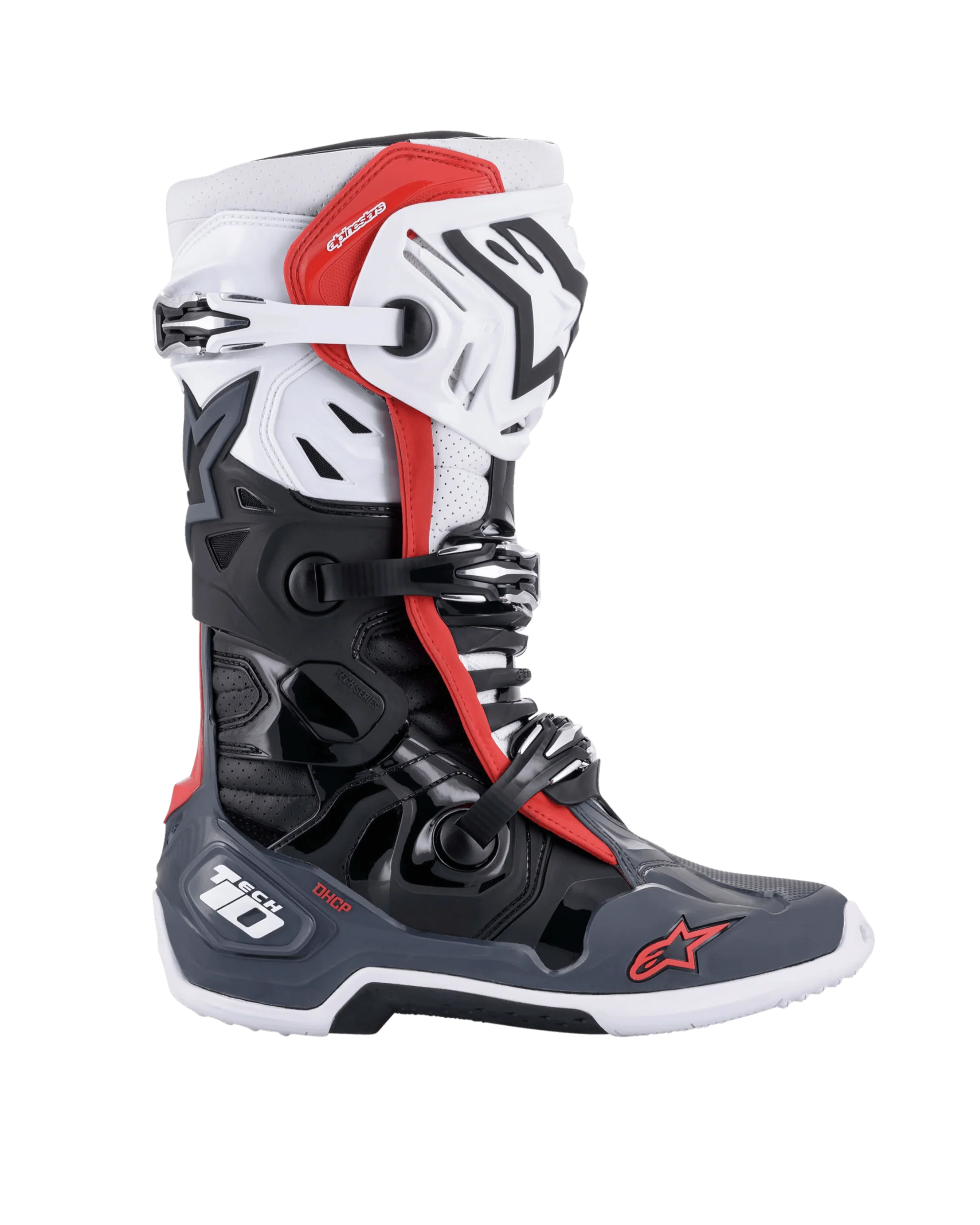 Botas de Moto Alpinestars Tech 10 Supervented Negro Blanco