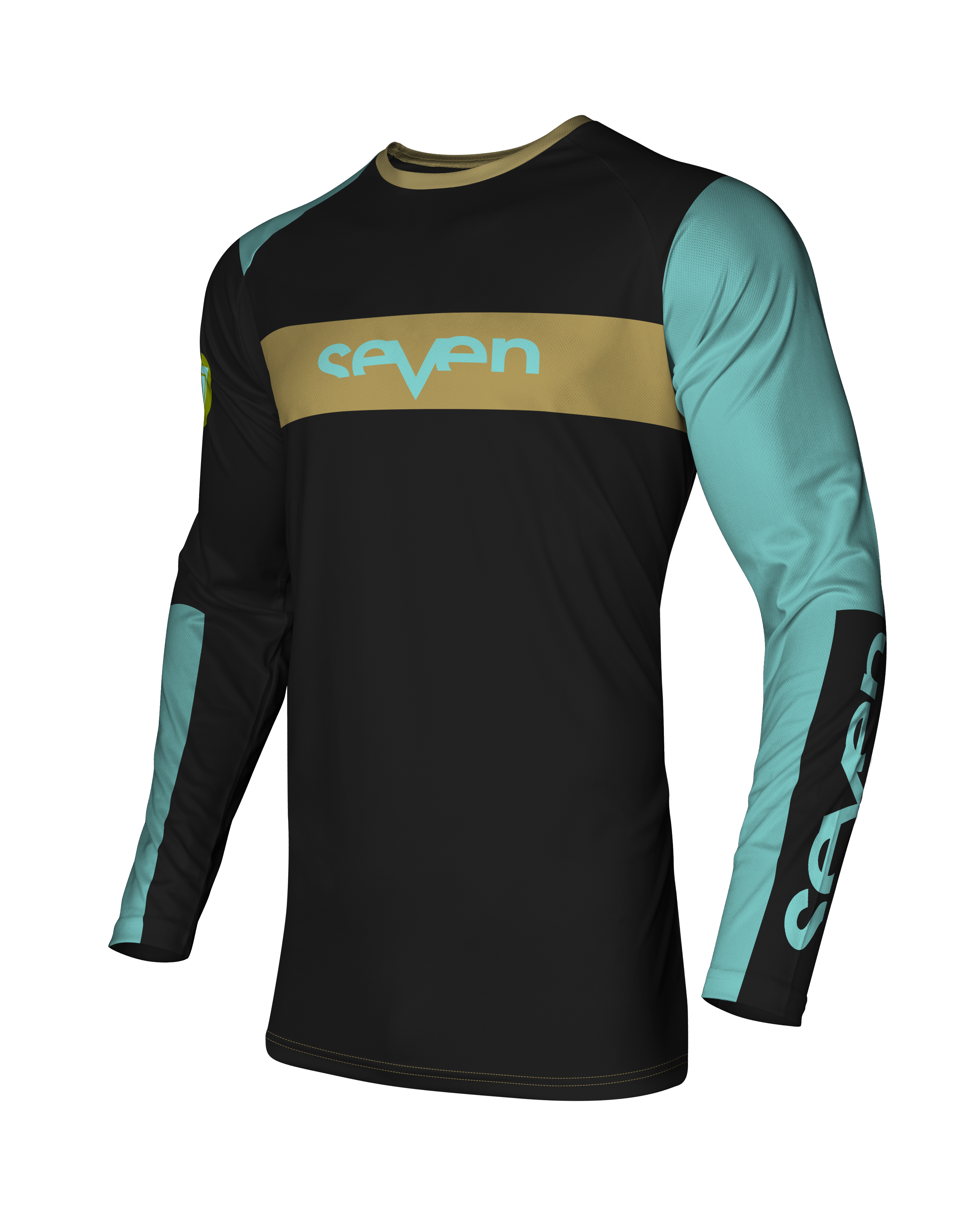 25.1 Seven Vox Fracture Jersey Aruba / Gold