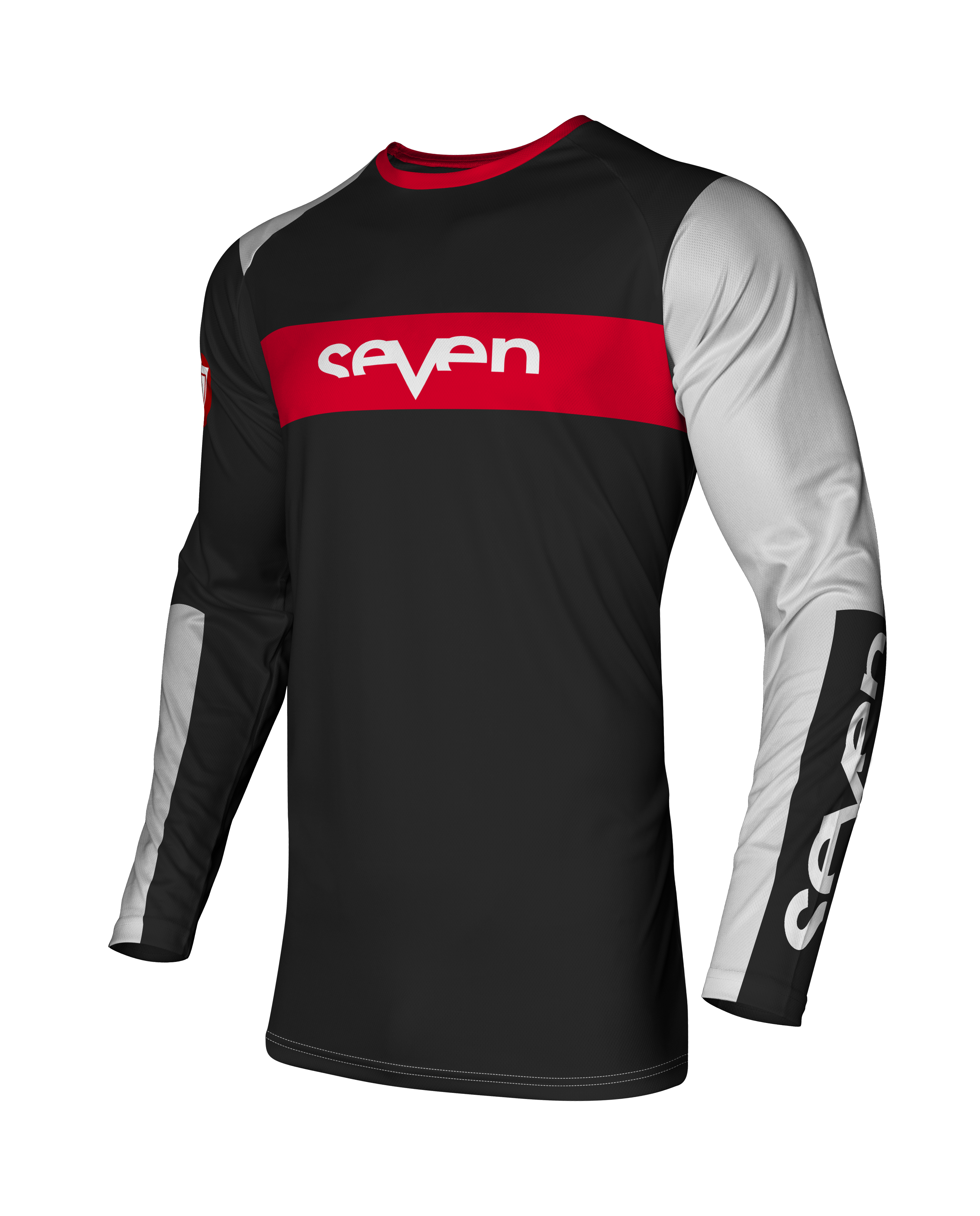 25.1 Seven Vox Fracture Jersey Negro / Blanco