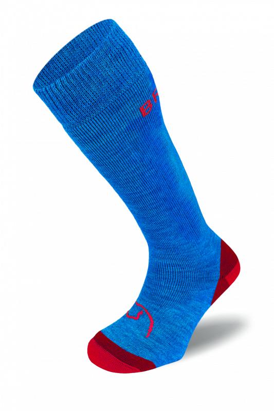 BRBL Calcetines de Ski Vancouver Jr. 2 Pares Azulino/Rojo - Rideshop