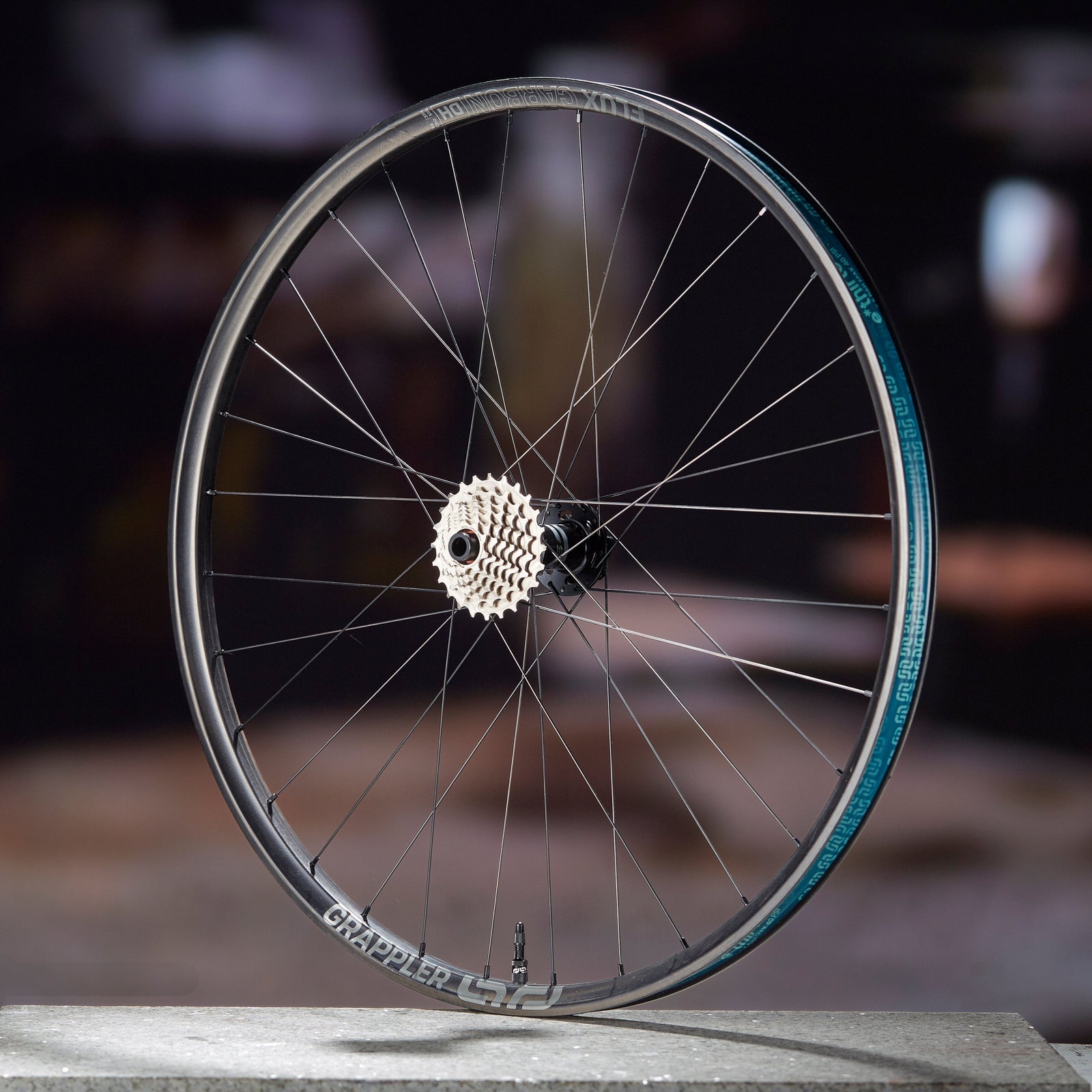 Rueda E13 Grappler Sidekick Flux DH 29 30mm 32H 12x157mm Disco 6P DM 9-24T 7V Carbono - imagen 2
