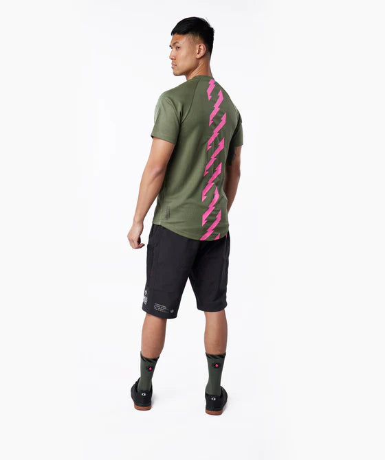 Muc-Off Jersey Short Sleeve Green - Rideshop