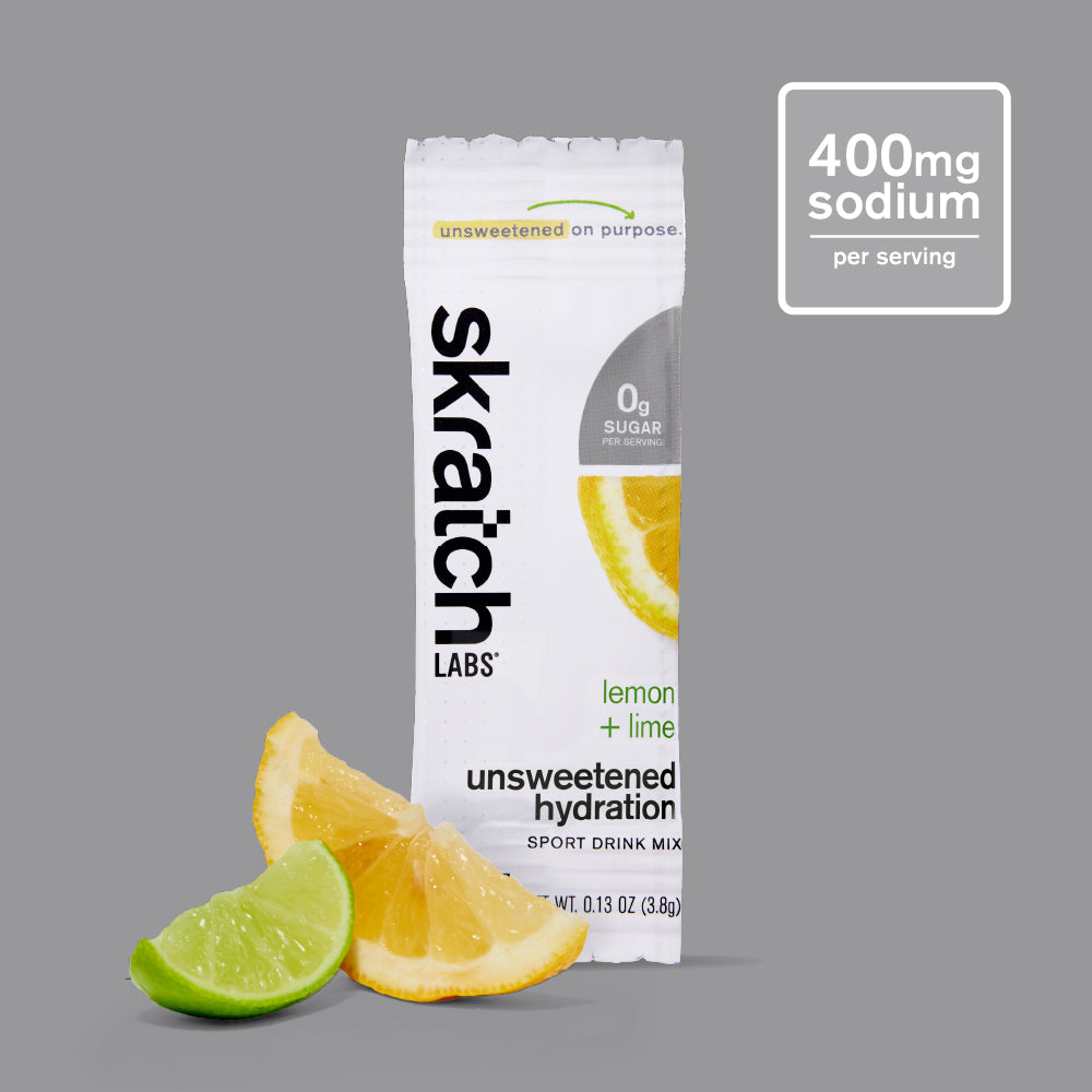 Skratch Labs Unsweetened Hydration Sport Drink Mix Sin Azúcar Limón y Lima – Sobre 4 g (Unidad)