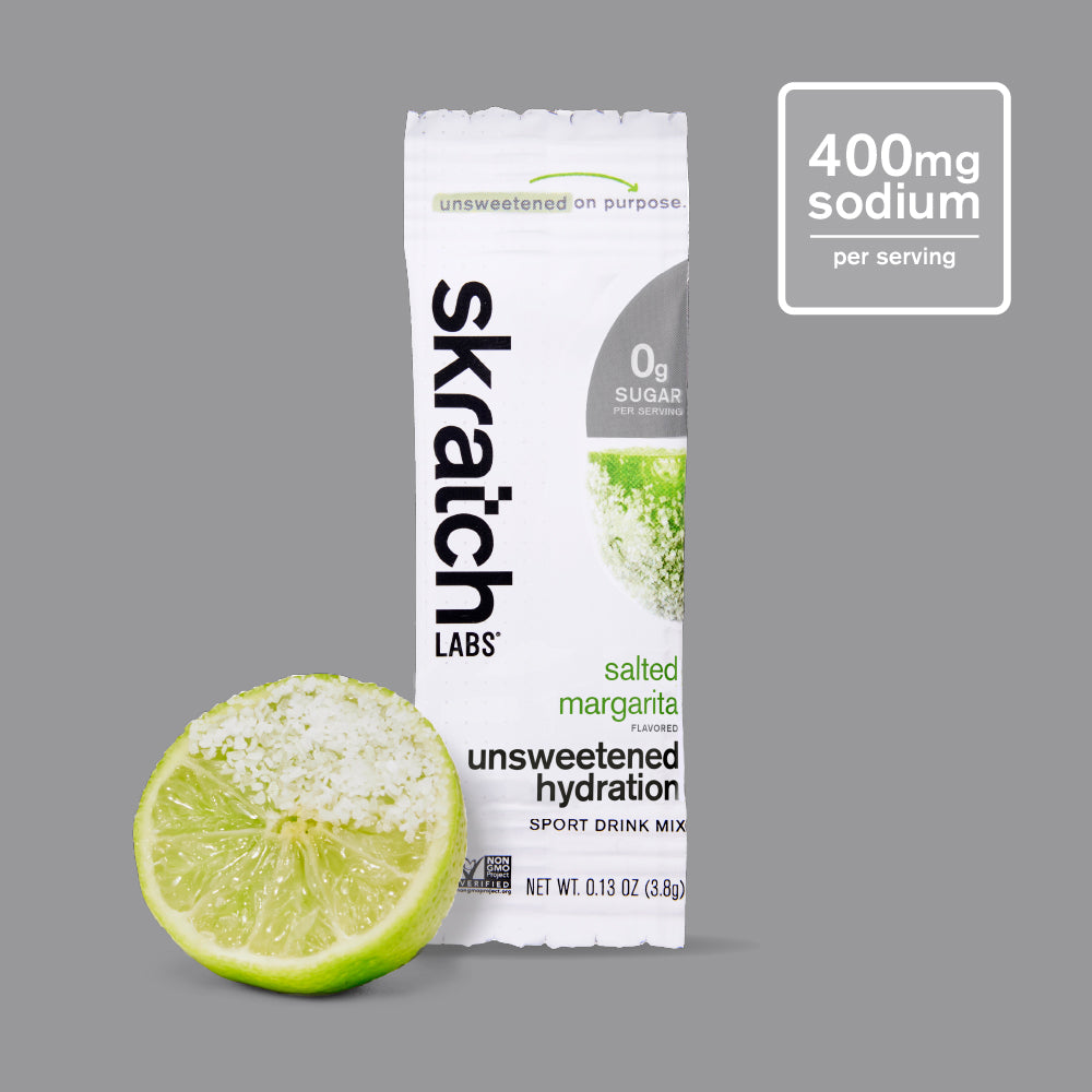 Skratch Labs Unsweetened Hydration Sport Drink Mix Sin Azúcar Margarita Salada – Sobre 4 g (Unidad)