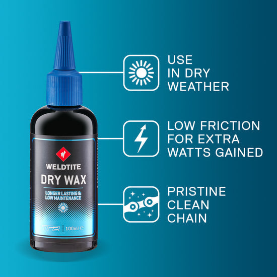 Lubricante Weldtite Dry cera 100 ml