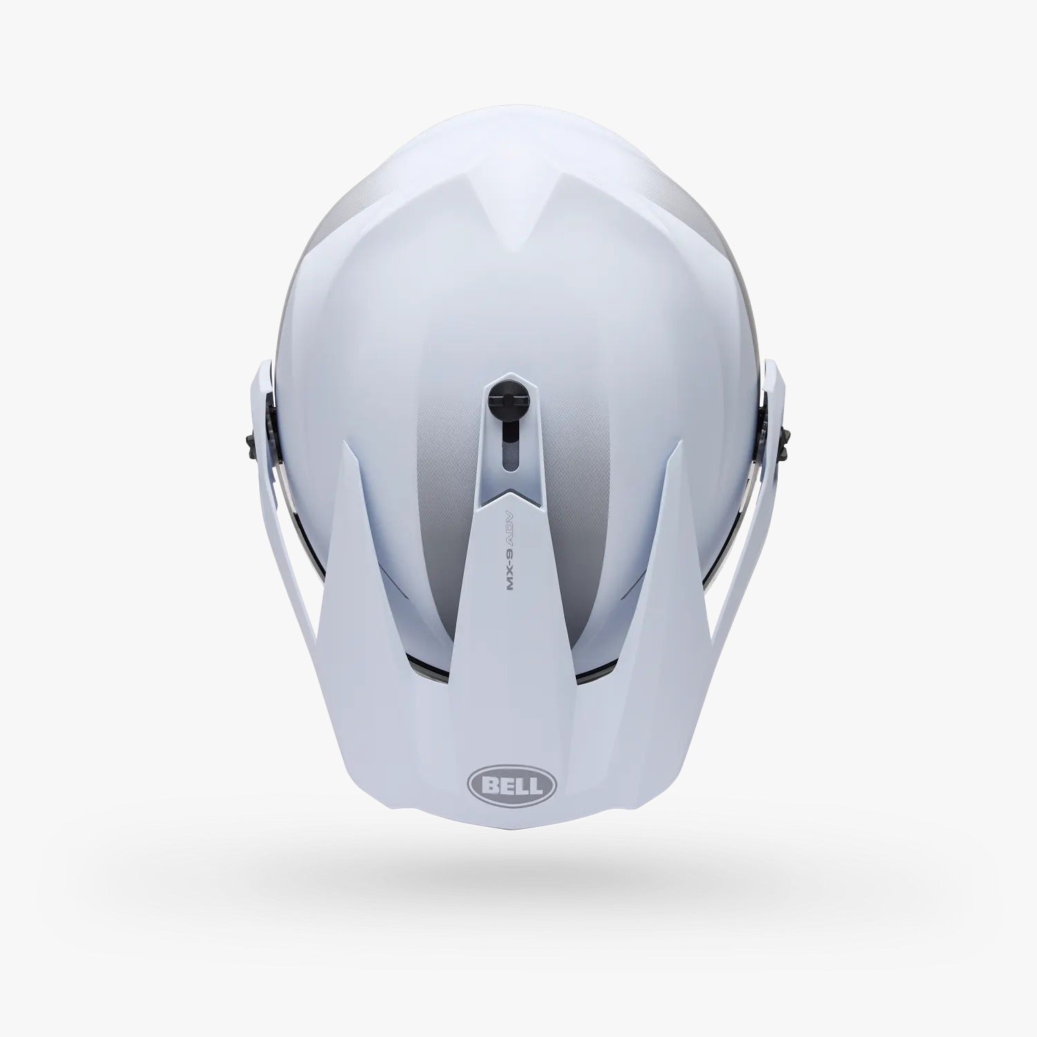 Casco Moto Calle MX-9 ADV Blanco/Rojo Certificado QR Bell