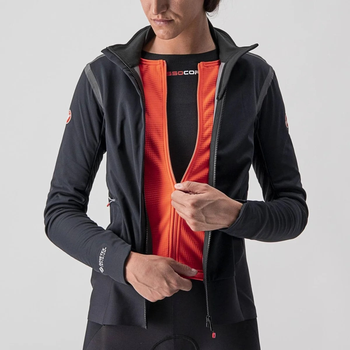 Chaqueta Castelli Alpha RoS 2 Mujer Negro
