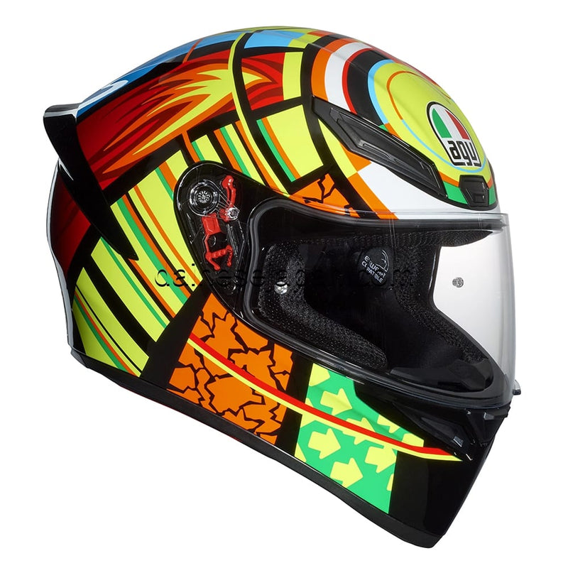 agv elements k3 Syth Helmet Matte Black/Yellow Fluo / S face road helmet AGV K3 SV Motorcycle Helmet