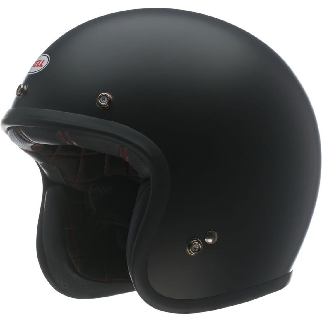 Casco Moto Calle Bell Custom 500 Negro Solido