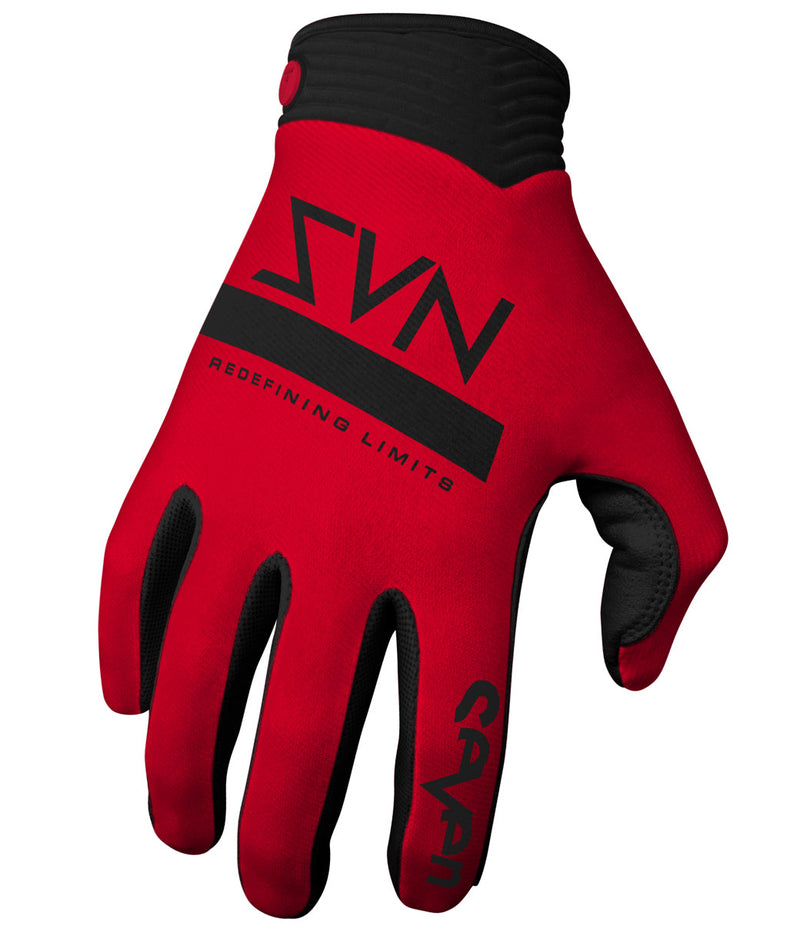 Seven Guante Zero Contour - Red - Rideshop