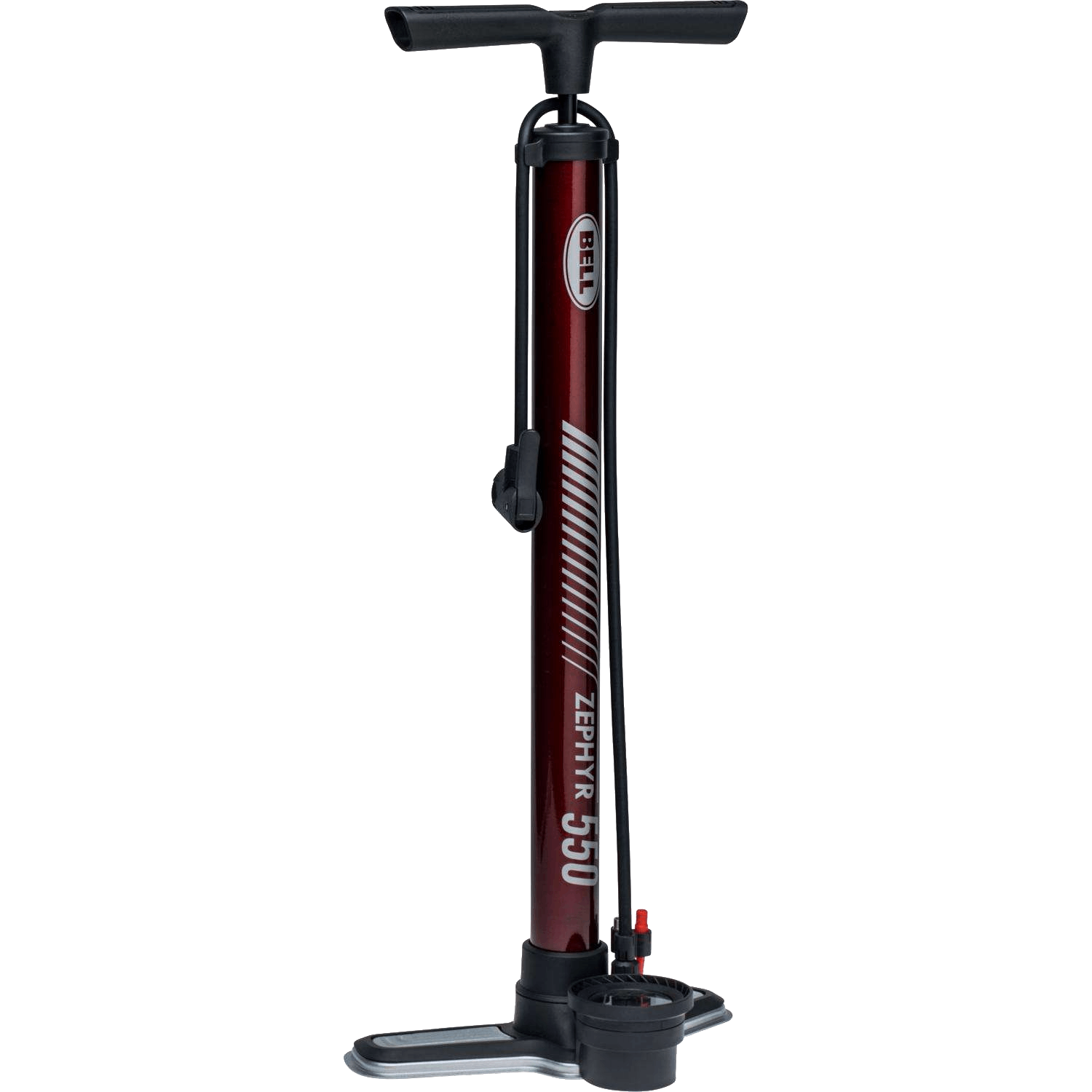 BOMBIN DE PIE CON MANOMETRO BELL ZEPHYR 550 CON MANOMETRO
