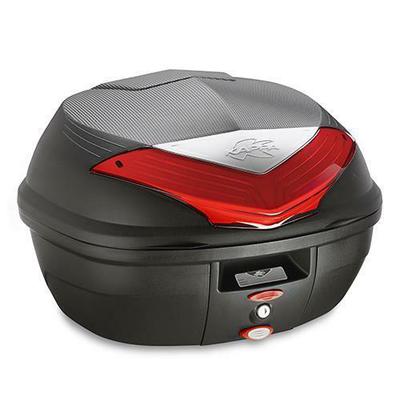 Kappa Top Case K34NMAL 34 Litres Monolock MotoTopGun - Noir Avec Catadioptres Rouges Et Platine Universelle
