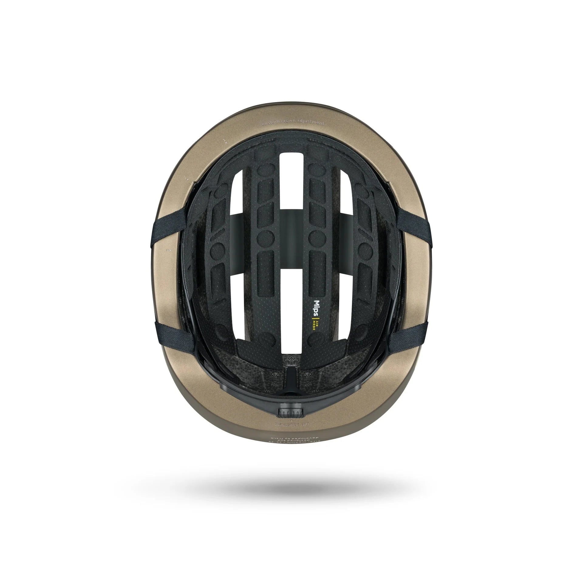 Casco Fizik Kudo + Luz Bronce