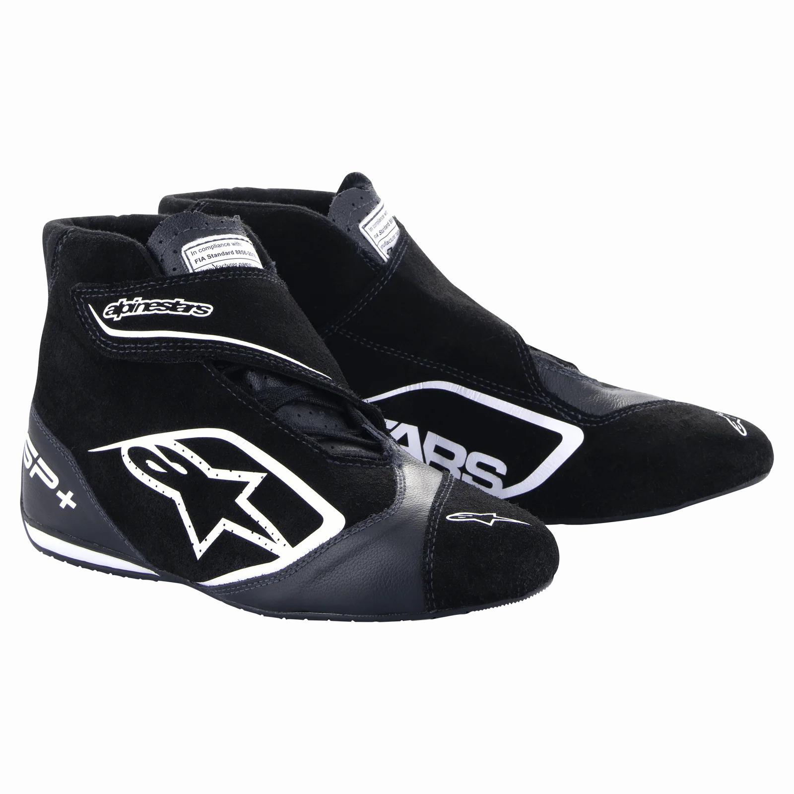 Zapatillas Auto Alpinestars SP+ FIA Negro Blanco