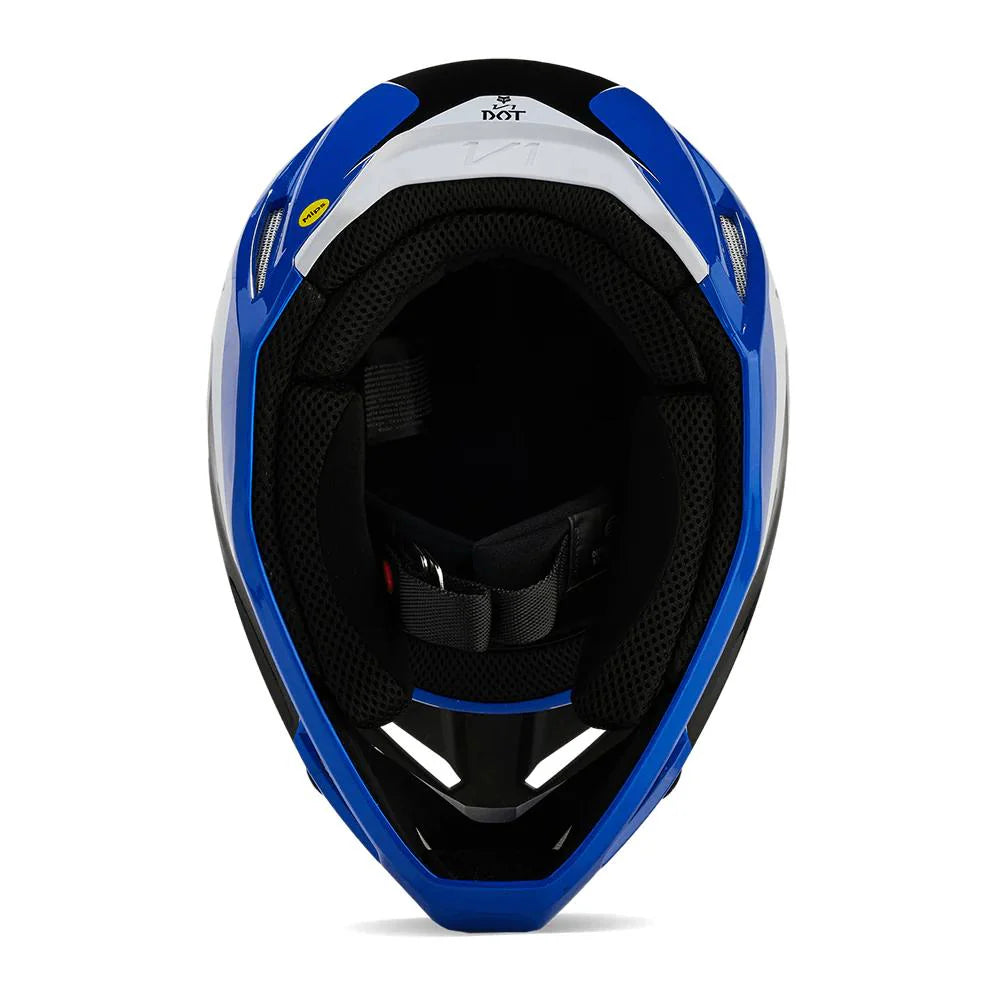 Casco Moto Fox Niño V1 Nitro Azul
