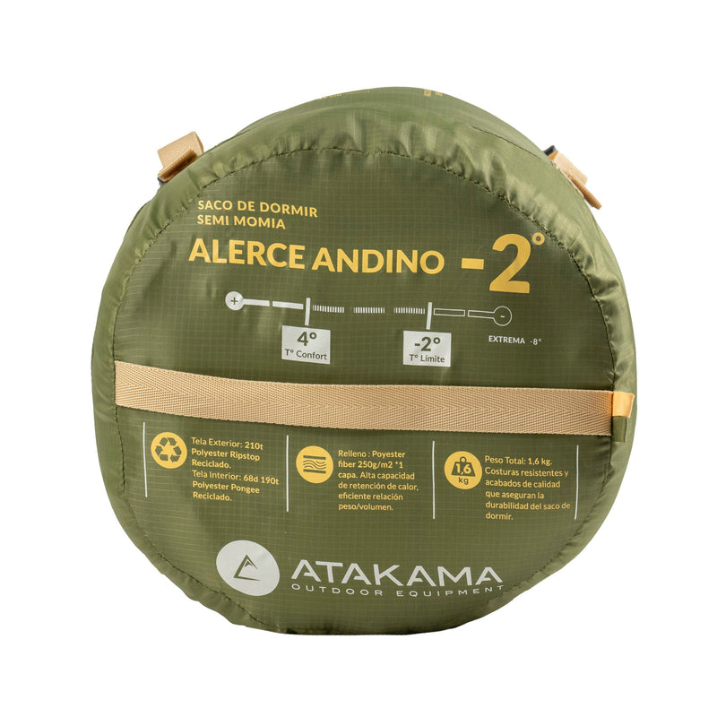 Saco de dormir Alerce Andino -2° Atakama Outdoor - Rideshop