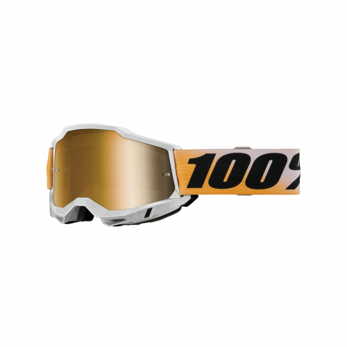 Antiparra 100% Accuri 2 Goggle Shiv - Mirror True Gold Lens