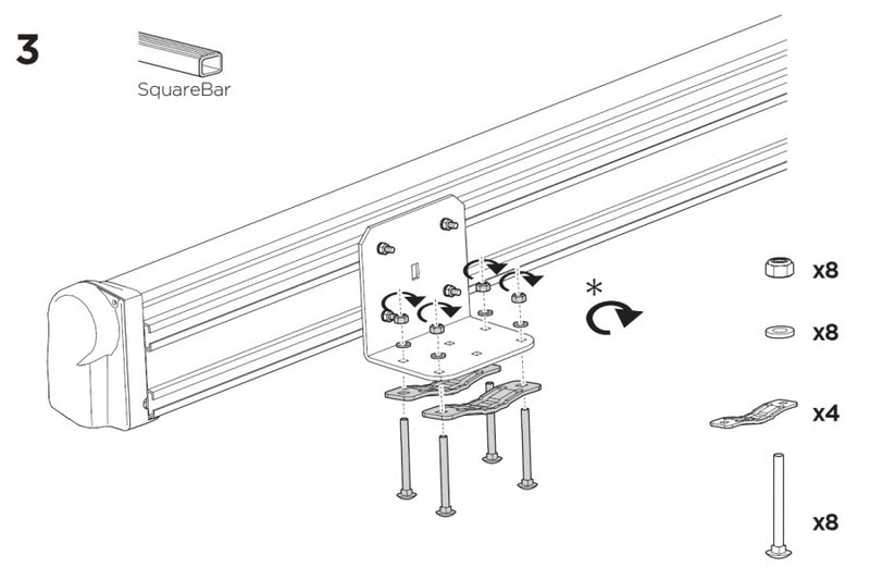 Thule Adaptador Toldo Tepui - Rideshop