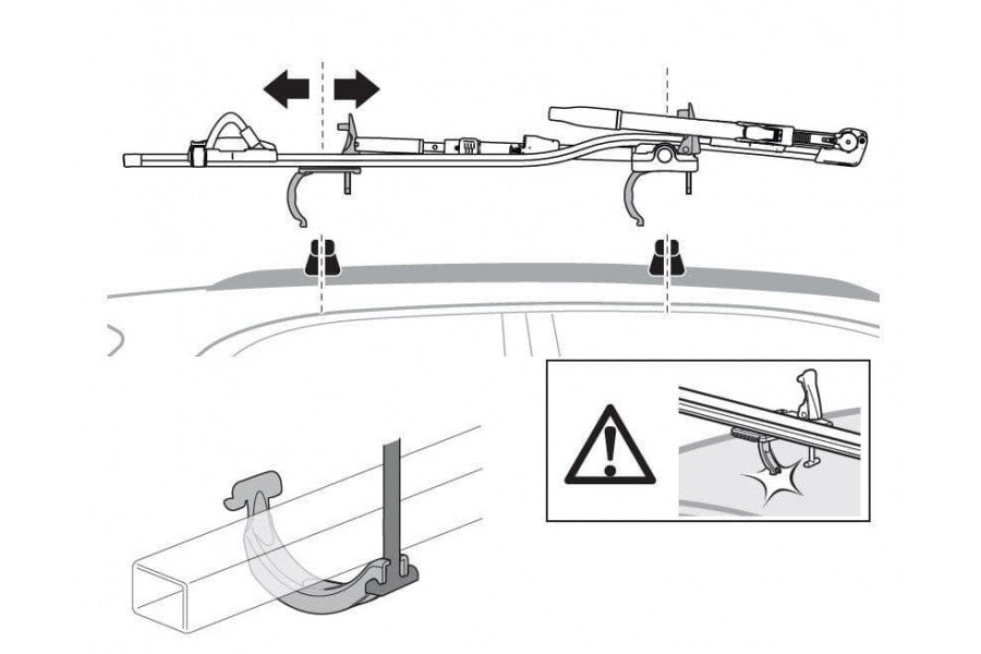 Thule Bike Rack Adaptador Barra - Rideshop